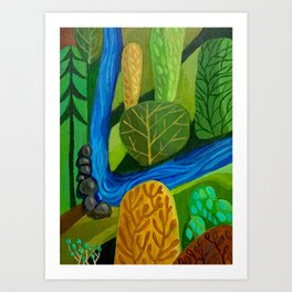 FORMATION Nᵒ 4 · ABSTRACT NATURE Art Print