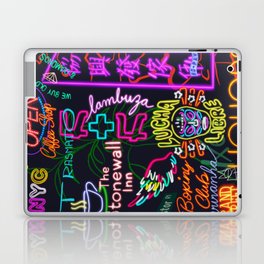 NYC Neon Signs  Laptop Skin