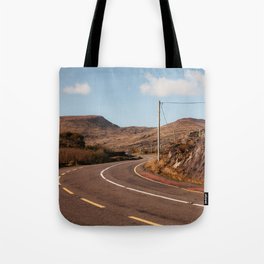 Brown road, Ireland Tote Bag