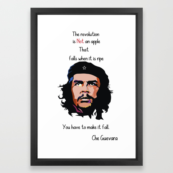 Che Guevara Painting Framed Art Print By Kartrtick101 Society6