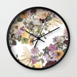 Floral Ella Wall Clock