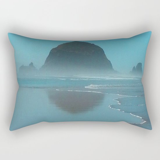 Haystack Rock, Cannon Beach Oregon Rectangular Pillow