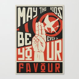 May the odds be ever in your favour Canvas Print