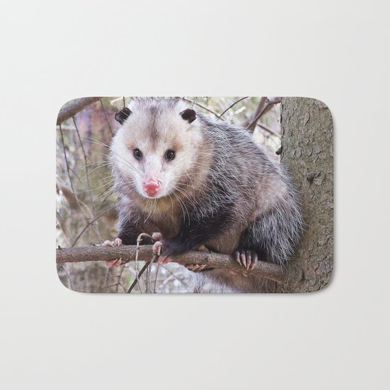Possum Staredown Bath Mat