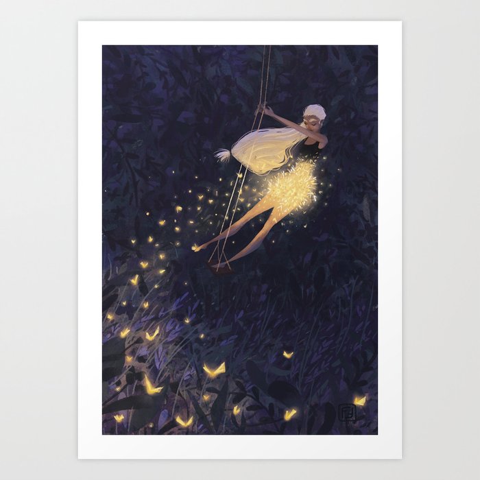 Enchanted Lights Art Print