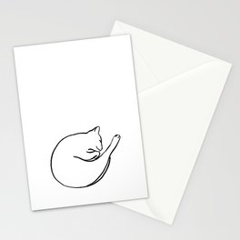Sleeping Cat Stationery Cards