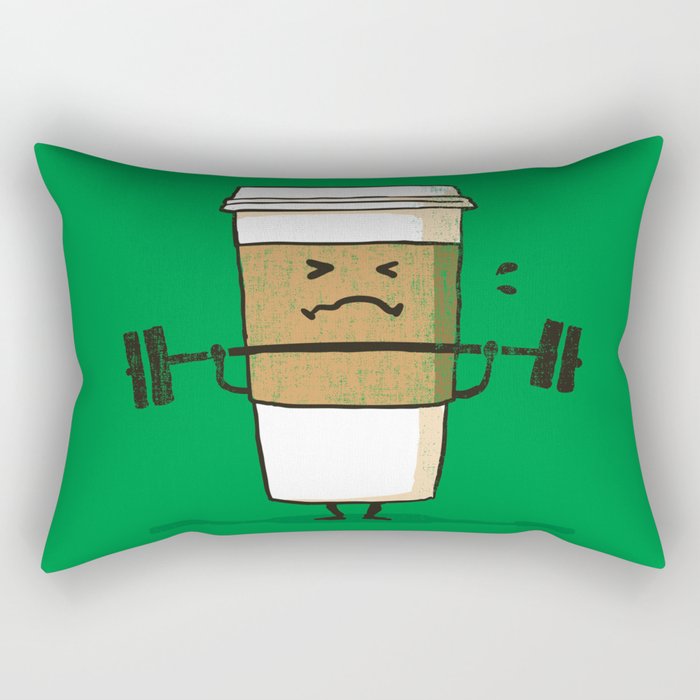 Strong Coffee Rectangular Pillow