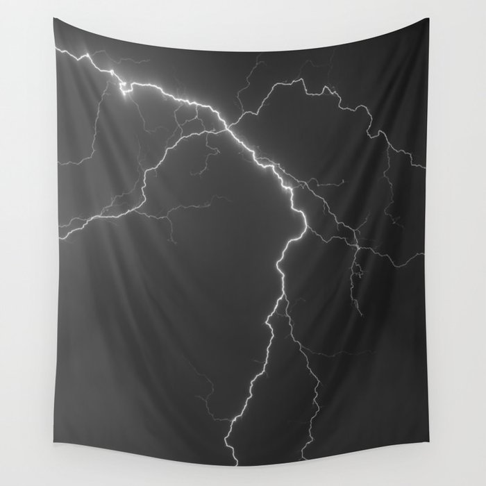 Abstract Lightning Bolt Wall Tapestry