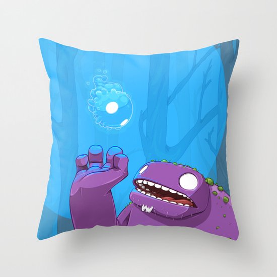 Ghost of Mello Marsh Throw Pillow