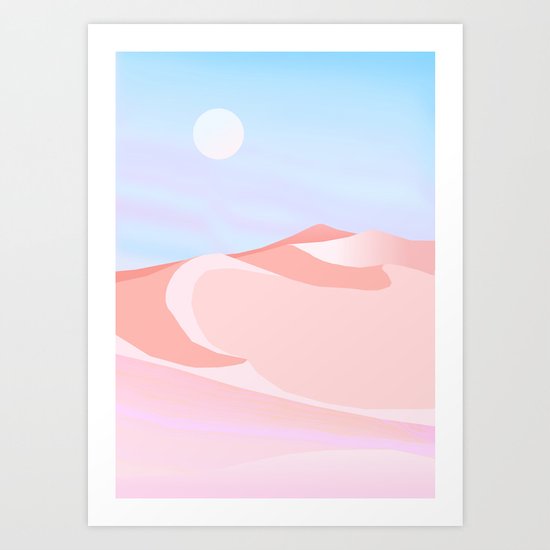 Calm Dune Art Print