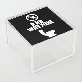 A no wifi free zone Acrylic Box