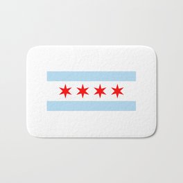 Chicago Flag Bath Mat | Chicagosticker, Chicagoflag, Chicagopillow, Searstower, Willistower, Chicagoshirt, Illinois, Chicago, Chicagotshirt, Illinoisshirt 
