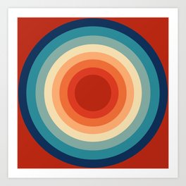 Concentric Circles #1 Art Print