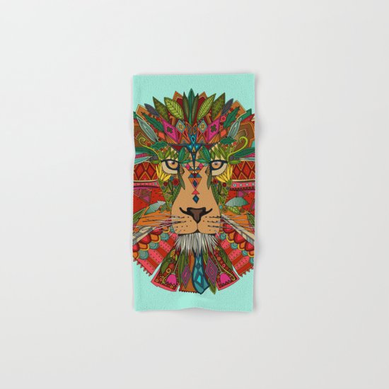 lion mint Hand & Bath Towel