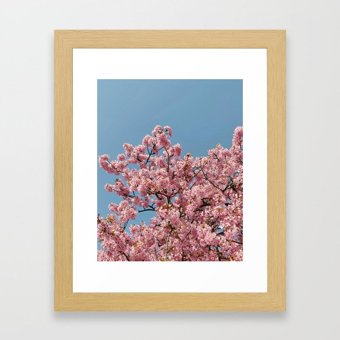 once and floral Framed Art Print
