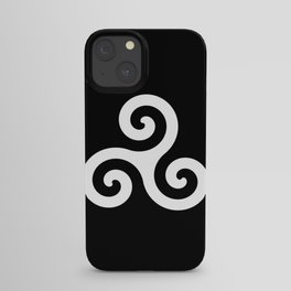 Triskele 10 -triskelion,triquètre,triscèle,spiral,celtic,Trisquelión,rotational iPhone Case