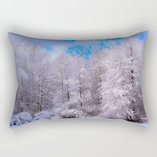 All Dressed In White Rectangular Pillow