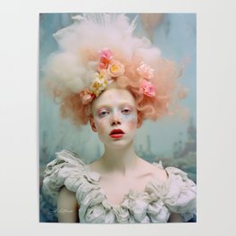 LeBlanche 113 Hair and Flowers Poster