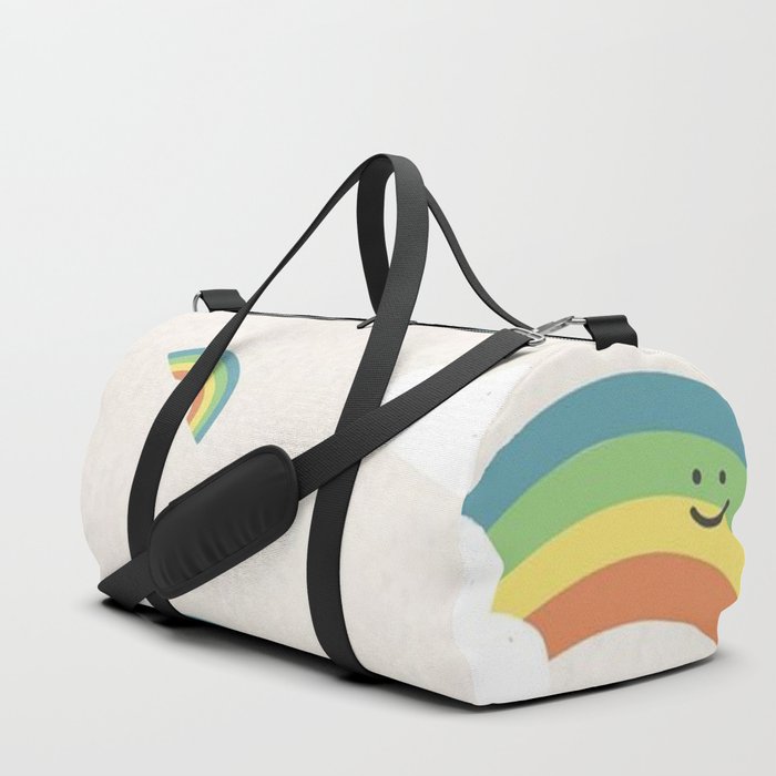 Smiling Sun and Rainbows Duffle Bag