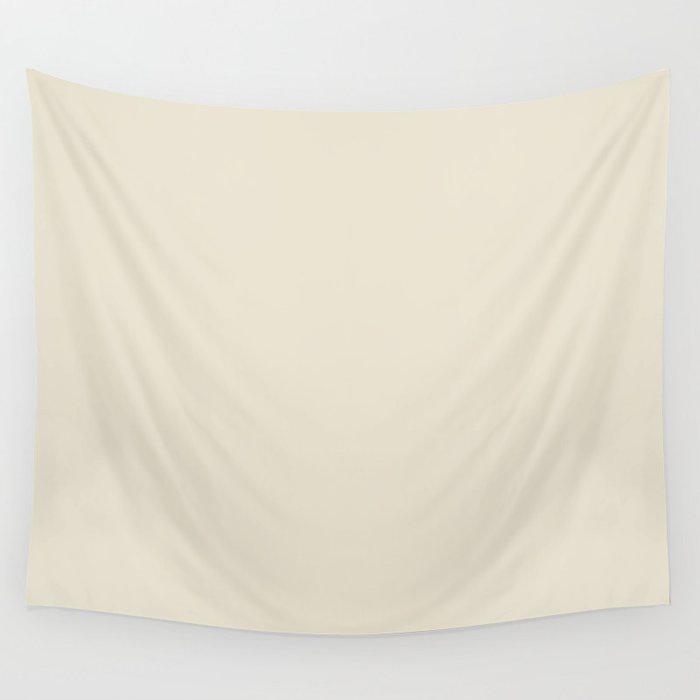 BABY'S BREATH Neutral solid color Wall Tapestry