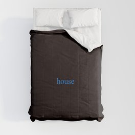 House of Leaves black house. Comforter