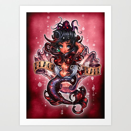 Black Pearl Art Print