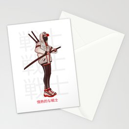 Anime figure heart of warrior japanese figure Stationery Card