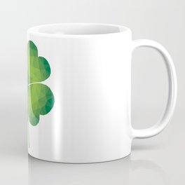 Four-Leaf Clover Low Poly Coffee Mug