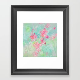 A dash of pink Framed Art Print