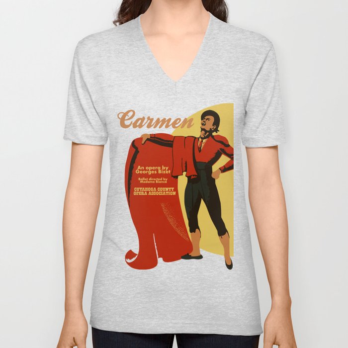 Carmen Opera (Toreador) V Neck T Shirt by aapshop | Society6