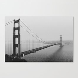 Fog Floats Over the Golden Gate Bridge - San Francisco Canvas Print