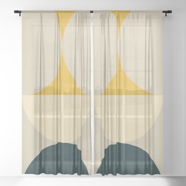 Mid Century 31B Sheer Curtain