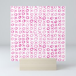 Xoxo valentine's day - pink Mini Art Print