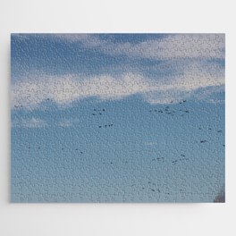 Sky filled with Geese Jigsaw Puzzle