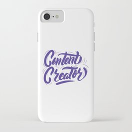 Content Creator iPhone Case