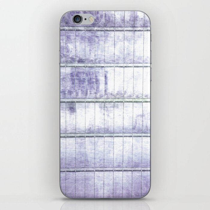 lavender industrial white patina iPhone Skin