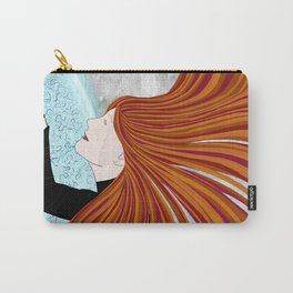 Crazy Hair Portal Girl Carry-All Pouch