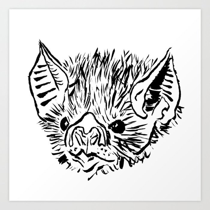 Big Nose Bat (Gunther) Art Print