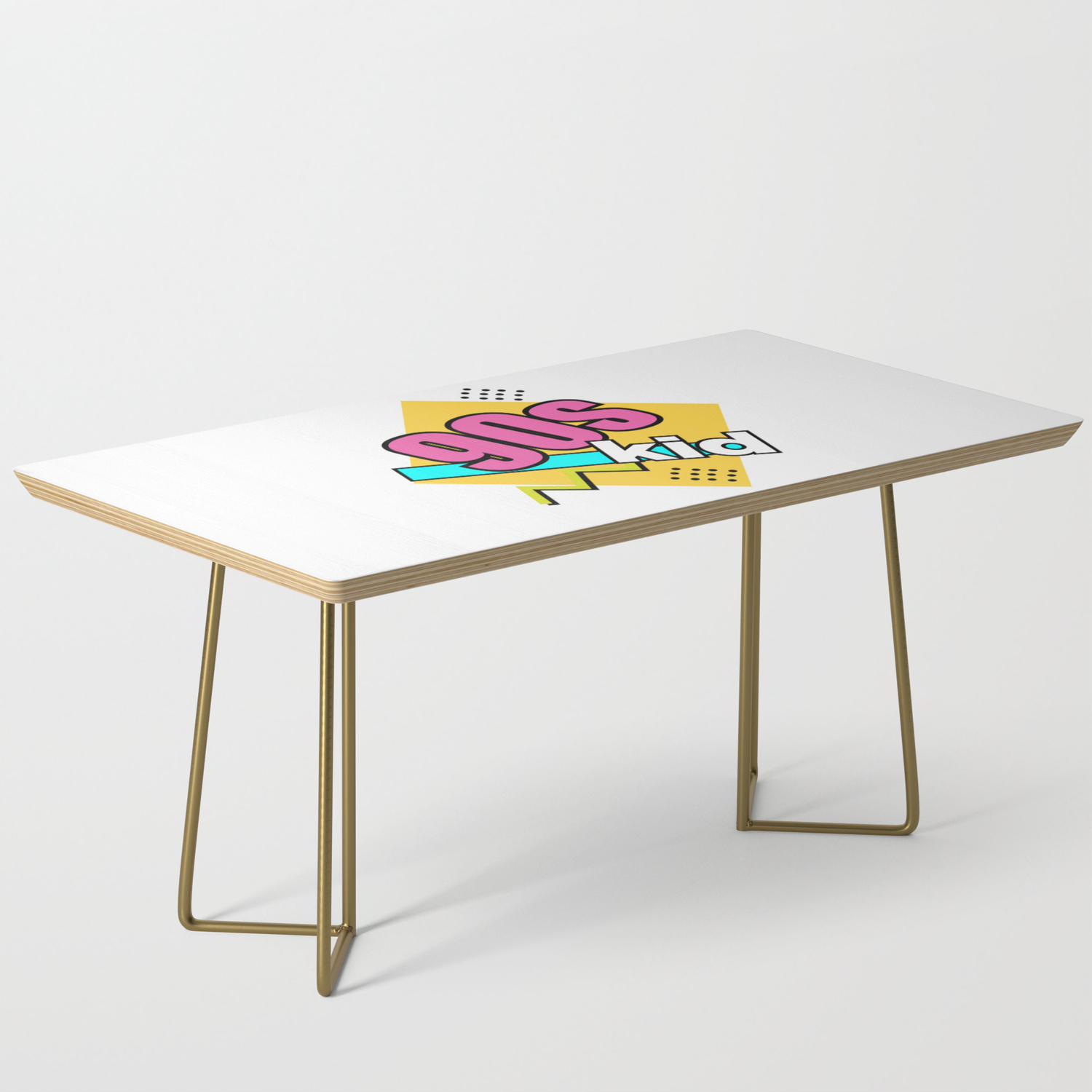 90 S Kid Retro Fun Geometric Coffee Table By Carolsalazar 90 S Kid Retro Fun Geometric Coffee Table By Carolsalazar