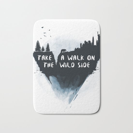 Walk on the wild side Bath Mat