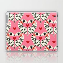 Dalmatians in Love Dogs & Hearts Pattern Laptop Skin