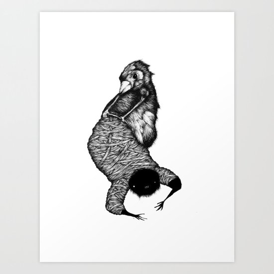 Ink Fingers Art Print