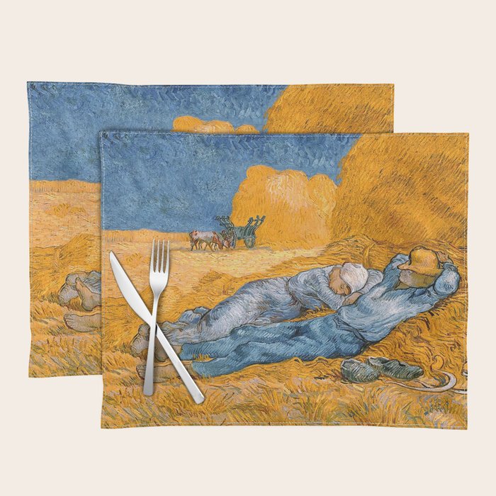Vincent van Gogh Placemat by Artworldstation Society6