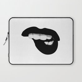 Black Lips Laptop Sleeve