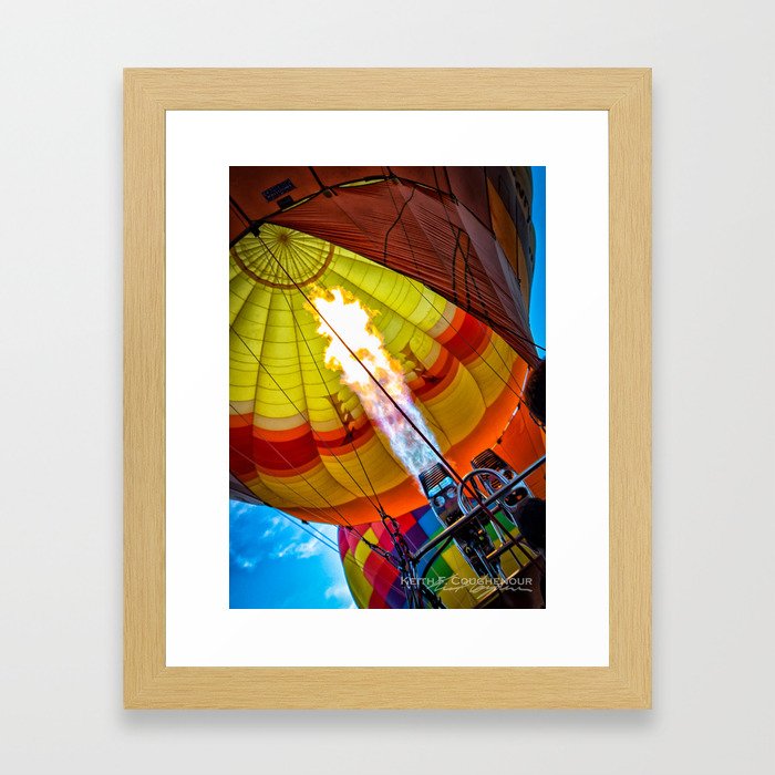 Hot Air Balloon Framed Art Print