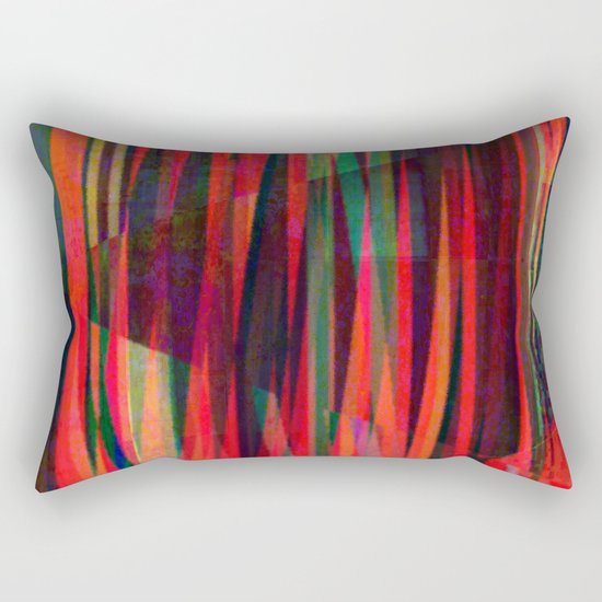 conflicting rumor Rectangular Pillow