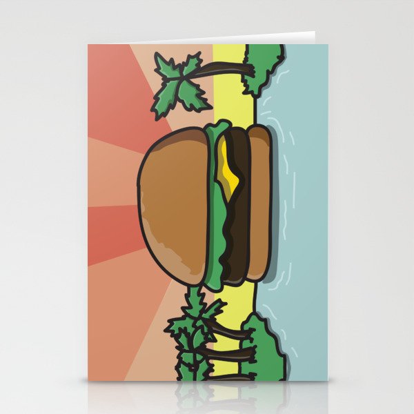 Burger Paradise Stationery Cards