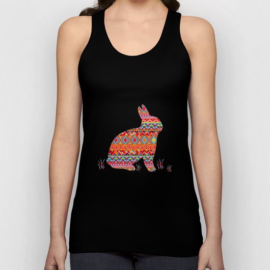 India Style Pattern (Multicolor) Unisex Tank Top