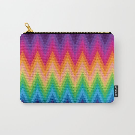 Zig Zag Chevron Pattern G291 Carry-All Pouch