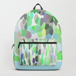 Abstract Forest Nature Art! "Brook, Green" Backpack